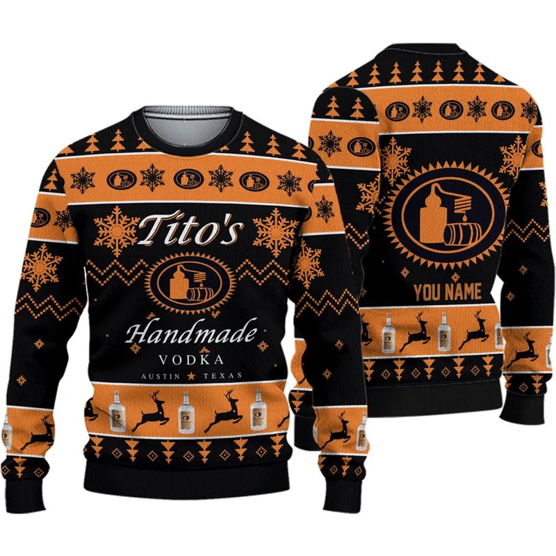 Personalized Tito Handmade Ugly Christmas Sweater