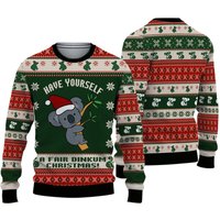Koala Australian Fair Dinkum Christmas Ugly Christmas Sweater