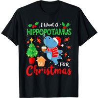 I Want A Hippopotamus For Christmas T-shirt