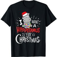 I Want A Hippopotamus For Christmas T-shirt — Mens T Shirts