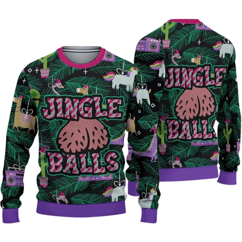 Funny Ugly Christmas Party Sweater — Chandails pour hommes