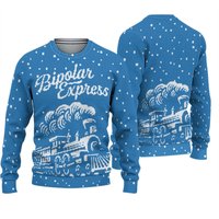 Bipolar Express Ugly Christmas 3d Sweater — Sweats à capuche pour hommes