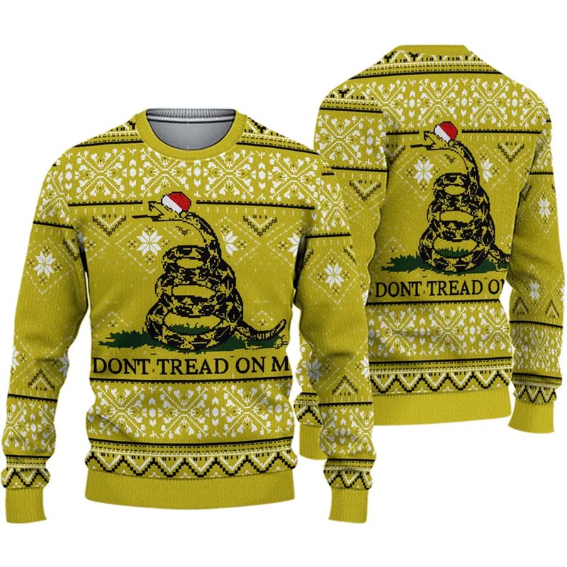 Gadsden Flag Sweater, Dont Tread On Me Sweater — Chandails pour hommes