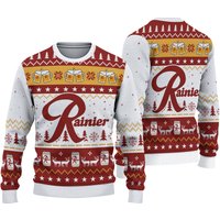 Rainier Beer Ugly Sweater Christmas, Gift For Xmas 3d Sweater