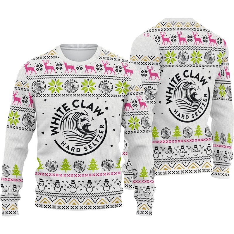 Wh Claw Hard Seltzer Beer Ugly 3d Sweater — Chandails pour hommes