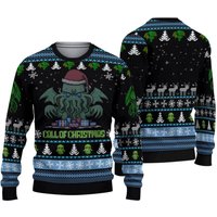 Call Of Cthulhu Ugly Christmas 3d Sweater