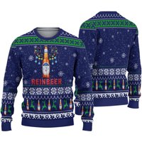 Michelob Ultra Reinbeer Christmas Sweater, Gift For Xmas 3d Sweater