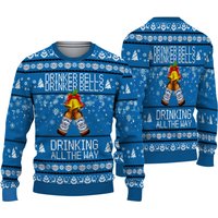 Light Beer Drinker Bells Drinker Bells Drinking Christmas 3d Sweater