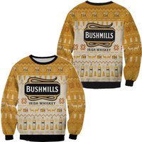 Bushmills Irish Whiskey 3d Print Christmas Sweater,gift For Xmas 3d Sweater