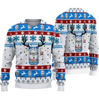 Busch Beer Deer Horn Ugly Sweater 3d Sweater