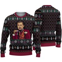 Leonardo Dicaprio Ugly Christmas Sweater, Leonardo Dicaprio Meme Xmas 3d Sweater