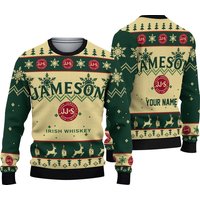 Jameson Irish Whiskey Custom Ugly Knitted Christmas 3d Sweater