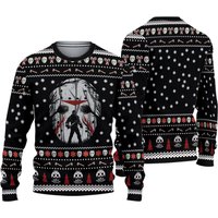 Jason Christmas Horror 3d Sweater