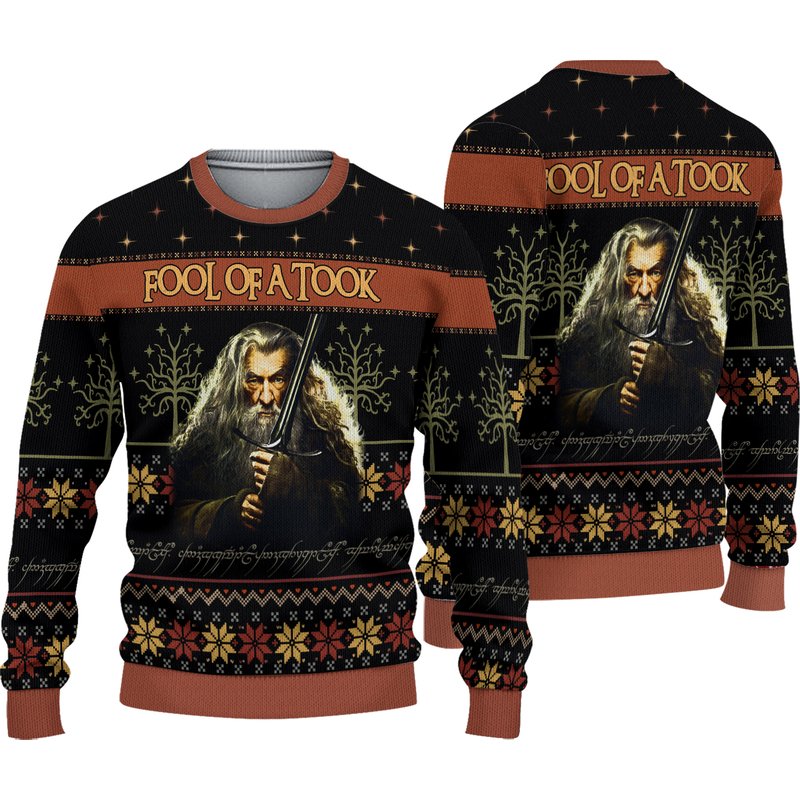 Fool Of A Took Lotr Ugly Christmas 3d Sweater