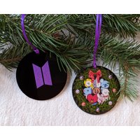 Bts Christmas Ornament, Bt21 Christmas Ornament