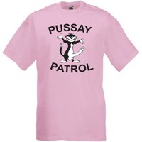 Pussay Patrol Stag Do T Shirt Pink