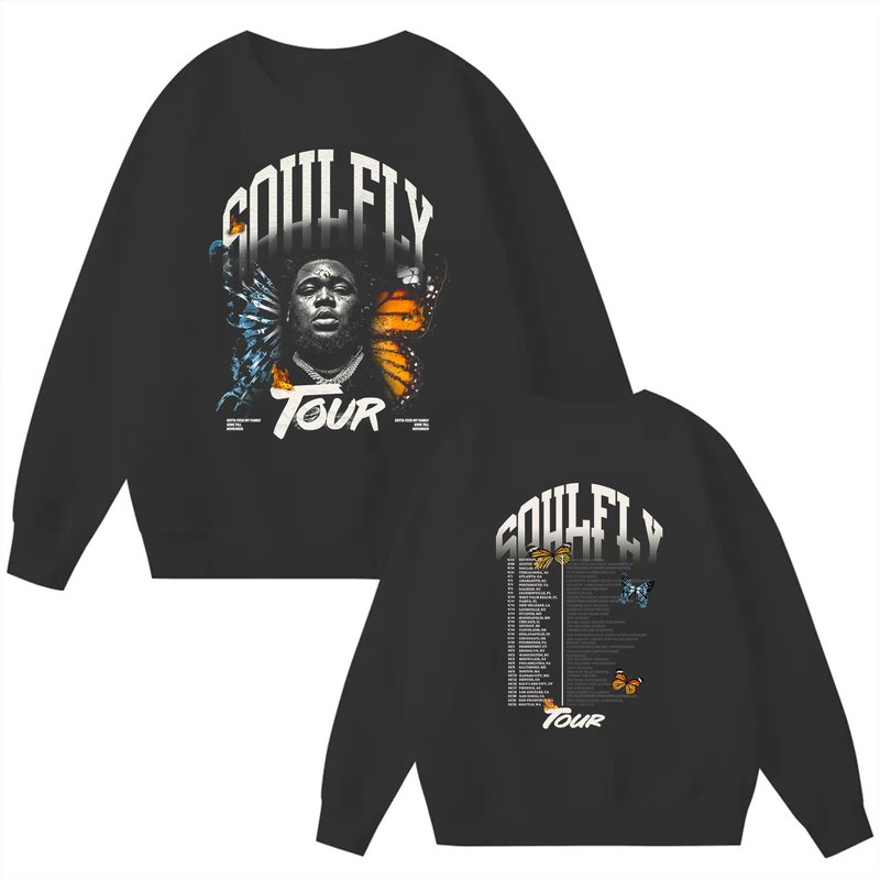 Rod Wave Soulfly Tour Gone Till November Shirt — Sweats à capuche pour hommes