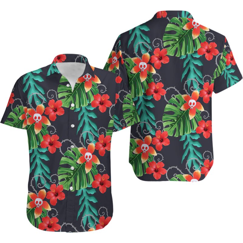 Dracula Hotel Hawaiian Shirt — Chemises décontractées pour hommes