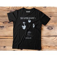 Sisters Of Mercy Floodlands Gothic Rock Vintage T Shirt