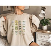 Vintage Canned Pickles Sweatshirt, Pickle Sweatshirt, Pickle Crewneck Sweatshirt