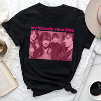 My Bloody Valentine Rock Band Music Lover Heavy Cotton T-shirt