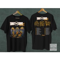 Trinity Of Terror 2022 Tour Part 3 Shirt, Trinity Of Terror Tour 2022 Double Sided Shirt — T-shirts pour hommes