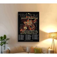 Trivium Deadmen And Dragons World Tour Poster