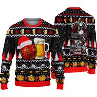 Bowling And Beer Lovers Ugly Christmas 3d Sweater