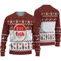 Fruh Kolsch 1904 Beer Ugly Christmas 3d Sweater