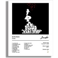 Drake Poster - So Far Gone Album Cover Poster