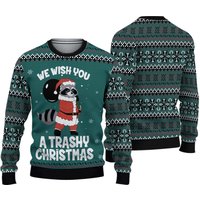 We Wish You A Trashy Chritmas Ugly Sweater