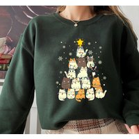 Merry Catmas Sweatshirt, Funny Christmas