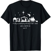 Ph Christian Bible Costume Christmas Nativity Luke 2:11 T-shirt