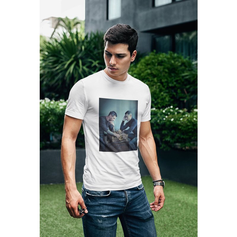 Lionel Messi And Cristiano Ronaldo T-shirt — T-shirts pour hommes