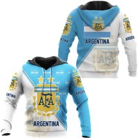 Argentina National Soccer Team, Qatar World Cup 2022 Champions Soccer Team 3d Hoodie
