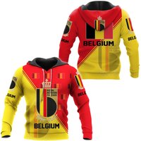 Belgium National Soccer Team, Qatar World Cup 2022 Champions Soccer Team 3d Hoodie — Mens Hoodies