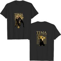 Tina Turner Black Short Sleeved Regular Fit T-shirt