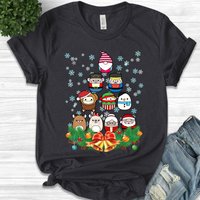Funny Squishmallow Christmas Tree Shirt — Mens T Shirts