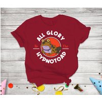 All Glory To The Hypno Toad Vintage Tshirt, Futurama Hypnotoad Shirt — Mens T Shirts