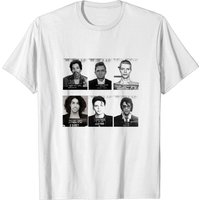 Celebrities Mugshot Shirt/ Famous Music Stars / Rock Stars T-shirt