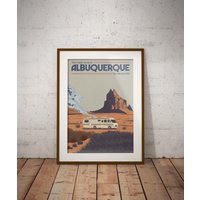 Vintage Inspired Breaking Bad Travel Poster