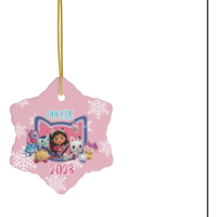 Gabby's Dollhouse Christmas Ceramic Ornament