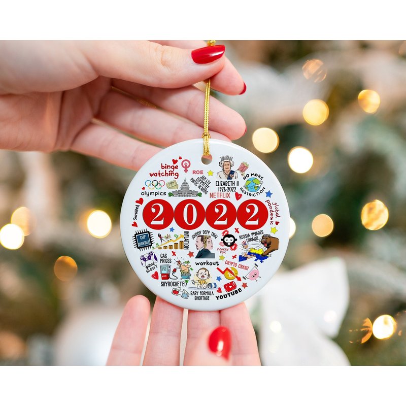 Year In Review Christmas Decoration — Ornements