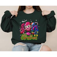 Mommy Long Legs And Huggy Wuggy Christmas Sweatshirt — Sweats à capuche pour hommes