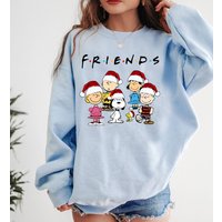 Peanut Snoopy And Friends Merry Christmas Sweatshirt, Snoopy Christmas Sweatshirt