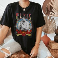 Vintage Elvis Presley T-shirt - Music Legend — T-shirts pour hommes