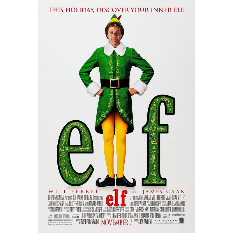 Elf Movie Poster Quality Glossy — Affiches et impressions
