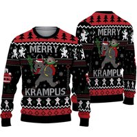 Krampus Ugly Knitted Christmas Sweater