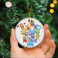 Word Party Ceramic Ornament