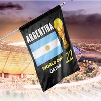 Argentina World Cup Qatar 2022, Argentina World Cup 2022, Soccer Team House Flag